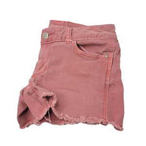 Maurices Pink Denim Cut off Jean shorts
